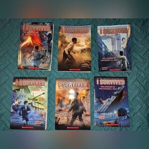 Survived Series 6 Book Collection Lot Of 6 Paperback Books Lauren Tarshis